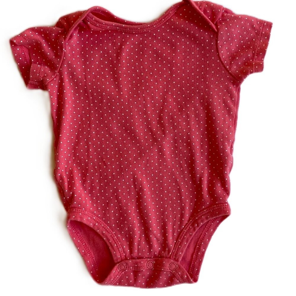 5/$10 | Baby Girl Short Sleeve Bodysuit 6M Pink Carter's